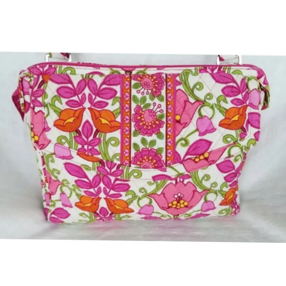 Vera Bradley Laptop Tablet Book Business College Bag Hipster Lilli Bell